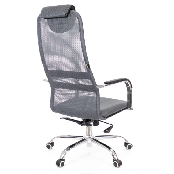 Кресло EV_ Everprof EP 708 TM сетка/ткань серый, хром