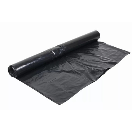 Пленка укрывная рукав ПВД, черная, 2 сорт, 35мкм, 1,8х10м