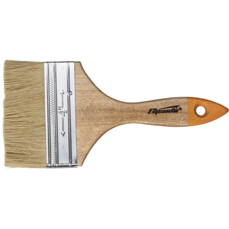 Кисть плоская Sparta Slimline 100мм, натур. щетина, дерев. ручка (824455)