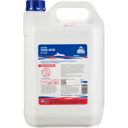 Профхим сантех кисл гель д/удален налета-ржавч Dolphin/Sani Acid (D011),5л