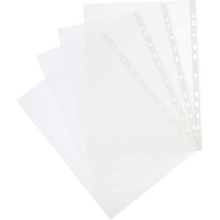 Файл-вкладыш А4 Attache, Стандарт,30мкм с перф,100 шт., рифлен.пов