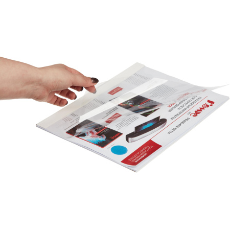 Обложка для термопереплета Promega office белые, карт./пласт.4мм,100шт/уп.