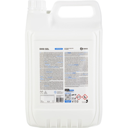 Профхим сантех щел гель с отбел/дез-эфф, с ХЛОР Grass/DOS GEL 5,3кг
