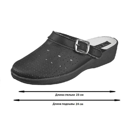 Сабо Яна/Лера жен.нат.кожа цв.черный(р.38) (51-03/69580105)