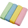 Салфетки хозяйственные микрофибра набор универсальные цветные 30х30см 4 шт