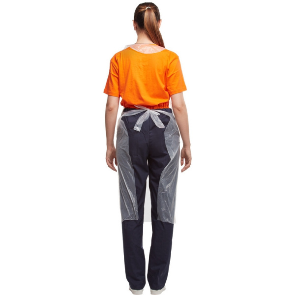 Фартук одноразовый н/с, полиэтил. защит. 68x110см Пэ68/110Ст 100шт/уп