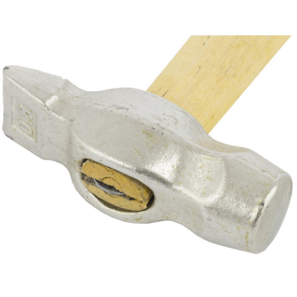 Молоток слесарный, 800 г, круглый боек, деревянная рукоятка (10243)