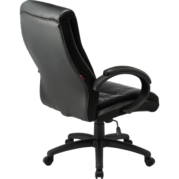 Кресло BN_Dp_EChair-648 TPU кожзам черный, пластик черный