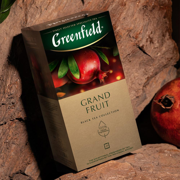 Чай Greenfield Grand Fruit черн., 25пак