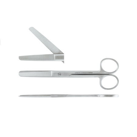 Ножницы тупоконечные прямые, 165 мм, J-22-006