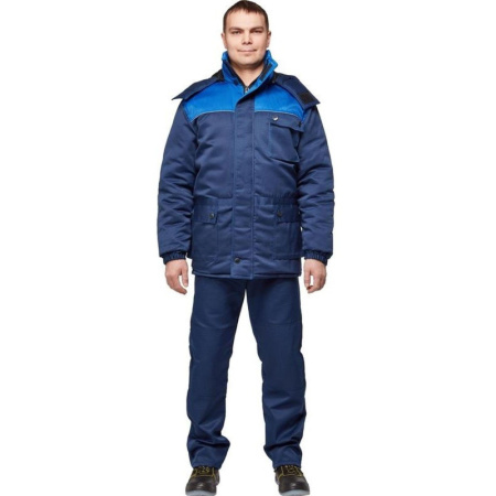 Куртка рабочая зимняя муж з08-КУ,цв. син/вас (р.56-58) 170-176
