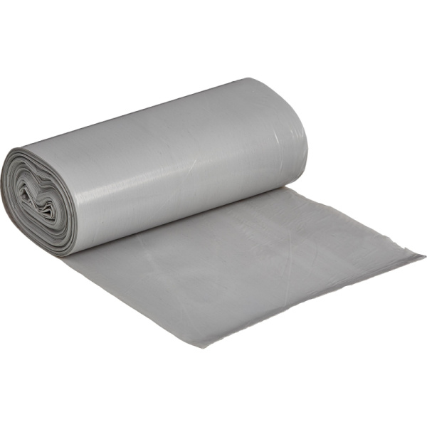 Мешки для мусора ПВД+добавка 60л 40мкм 20шт/рул серые 60х75см