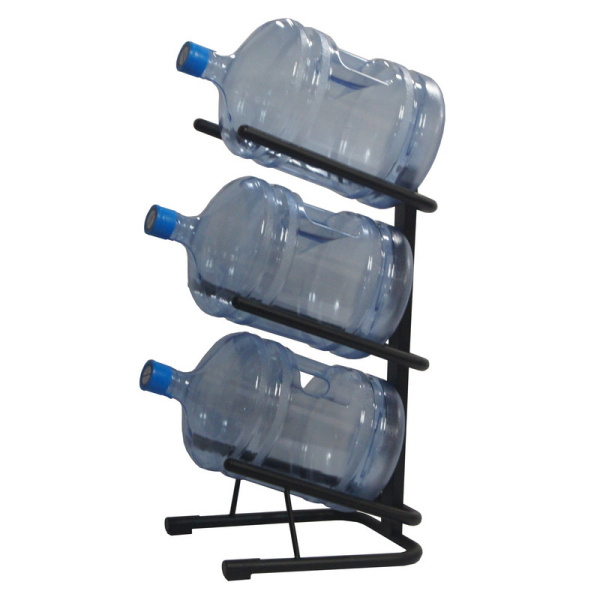 Стеллаж для бутиллированной воды KD_Бридж-3 на 3 тары, цвет черный