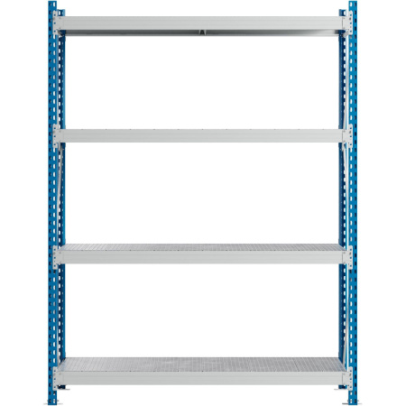 Стеллаж металлический MZ_SGR-V-1864-2,5 4 яруса 1800х600, Выс.2500