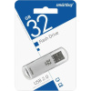 Флеш-память Smartbuy V-Cut, 32Gb, USB 2.0, сереб, SB32GBVC-S