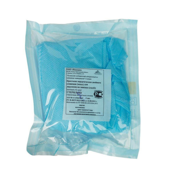 Чехол для оборудования на завязках 250х13, стерил. пл. 42 Инмедиз
