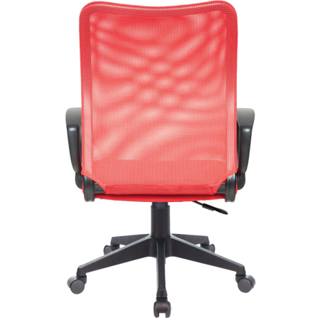 Кресло VB_Бюрократ CH-599 R сетка красная, ткань красная