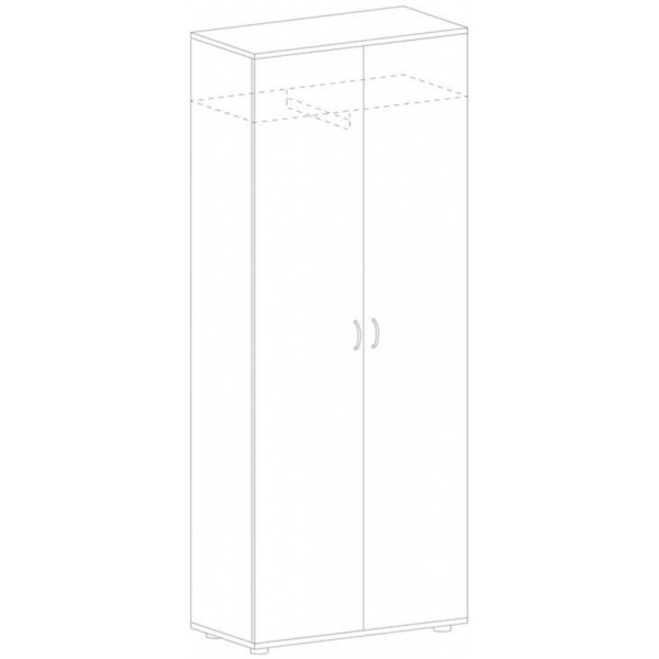 Гардероб MS_Агат АЯ-19 ясень шимо