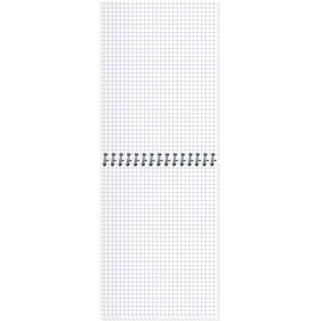 Блокнот А5,60л,клетка,метал.гребень,цв.обложка Стильный Офис 2741 в ассорт