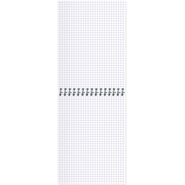 Блокнот А5,40л,клетка,метал.гребень,цв.обложка Стильный Офис 2935 в ассорт
