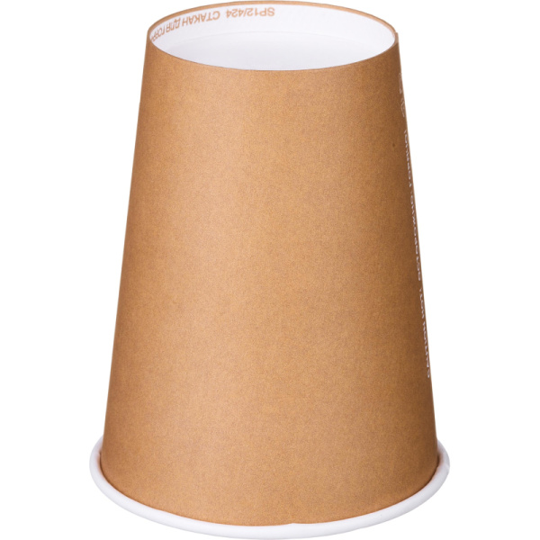 Стакан одноразовый бум 1-сл. d-90мм 300мл Крафт 50шт/уп (SP12)