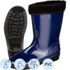 Сапоги женские цв.т.синий мод 260 У (р.38) (247) ПВХ утепленные