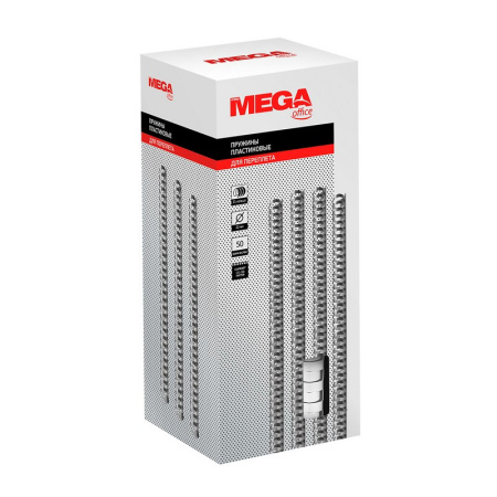 Пружины для переплета пластиковые Promega office 22мм белые 50шт/уп.