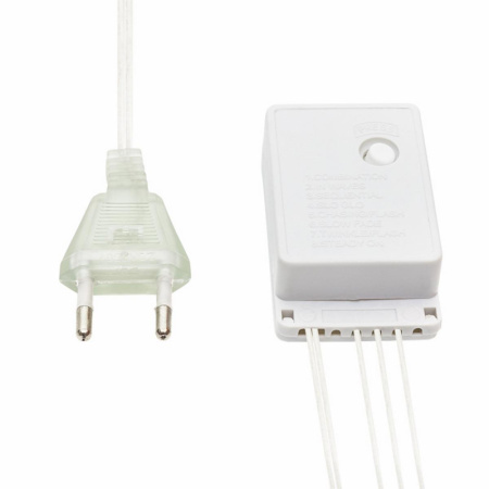 Гирлянда светодиодная Дождь 1,5x1,5 м, 144 LED, мерцание, белый,  235-035