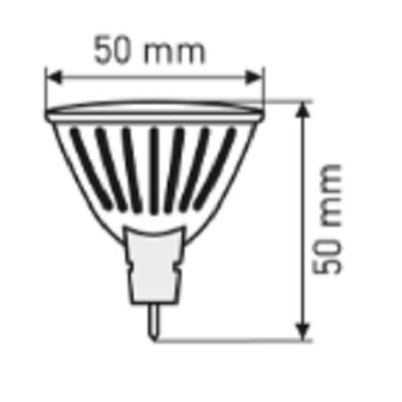 Лампа светодиодная Эра 6W GU5.3 4000k нейт.бел. спот