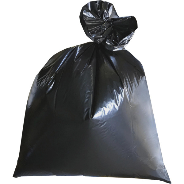 Мешки для мусора ПВД 160л 35 мкм 50шт/уп черный 90х110см