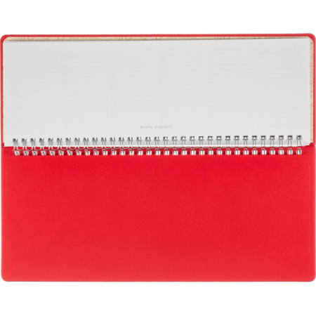 Планинг недатированный 305 х 130 мм Velvet красный 128 стр. 3-364/10