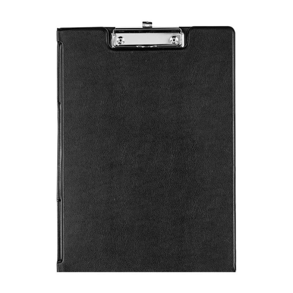 Папка-планшет  A4 черный с верх.створкой Россия