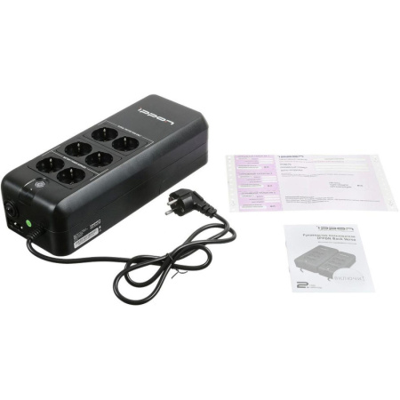 ИБП Ippon Back Verso 800 800ВА 420Вт EURO(4+2) черный