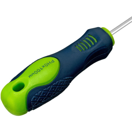 Отвертка PH0 х 100 мм CrV Сибртех 11837