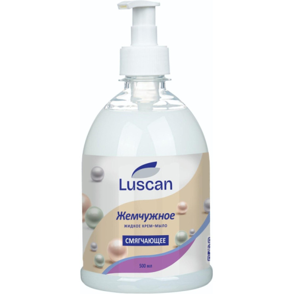 Крем-мыло жидкое LUSCAN Жемчужное 500мл с дозатором