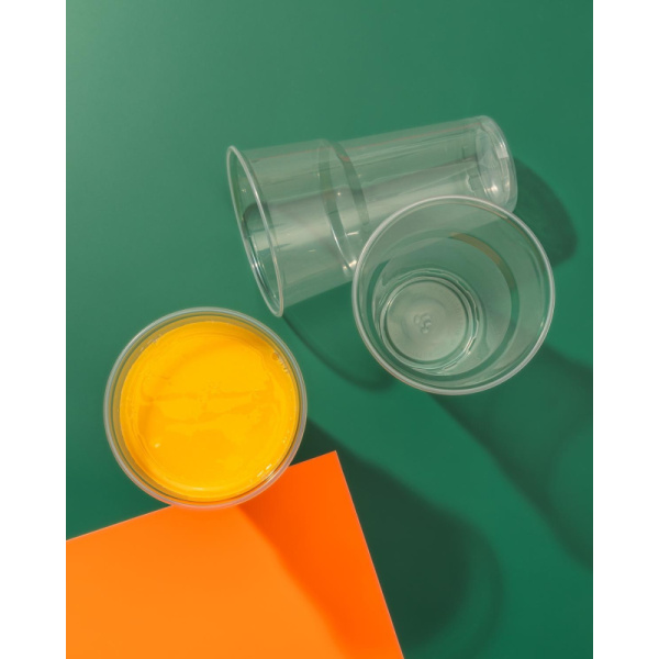 Стакан одноразовый 500мл прозр., для хол/гор. бюджет, КОМУС ПП 50шт/уп