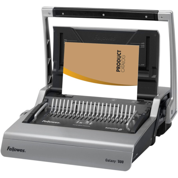 Брошюровщик Fellowes Galaxy, до300мм, до28л./до500л.,пл.пруж