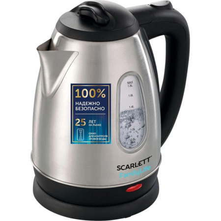 Чайник Scarlett  SC - EK21S20, 1600Вт, 1.8л