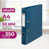 Папка-регистратор Attache с покрытием  ПВХ, 50мм, т.-синий, ПБП2,карм.кор