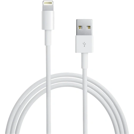 Кабель Apple Lightning - USB Cable (2 m), бел, MD819ZM/A