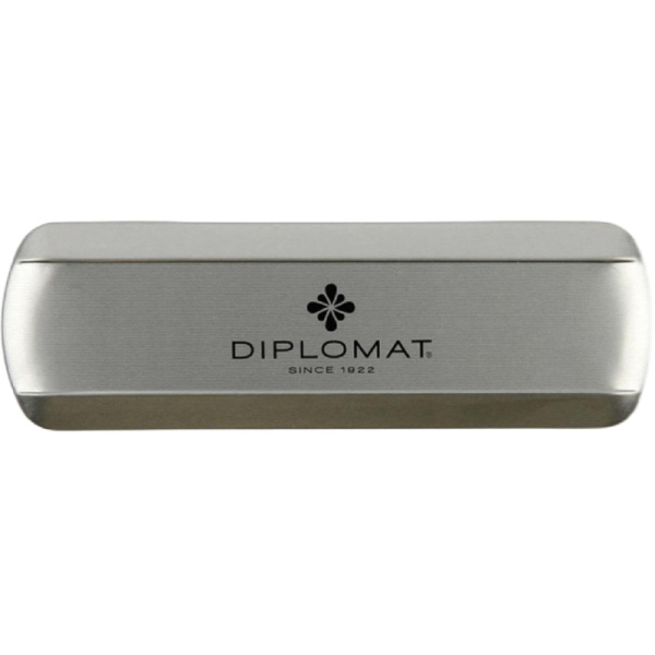 Ручка перьевая DIPLOMAT Traveller black lacquer F синий D10424950