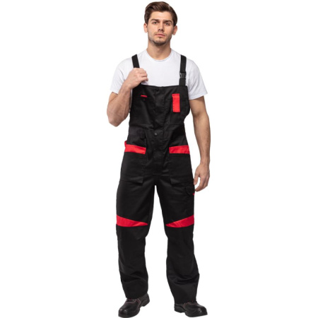 Костюм рабочий летний муж. л29-КПК черн/красн (р.44-46) 182-188
