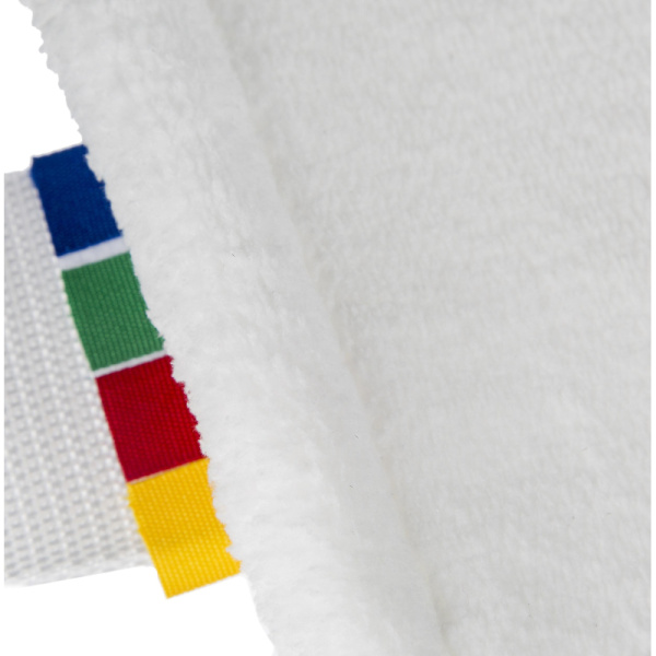 Насадка МОП плоский, 40х12 см, микрофибра, ухо+карман 6 см, белый MF2179