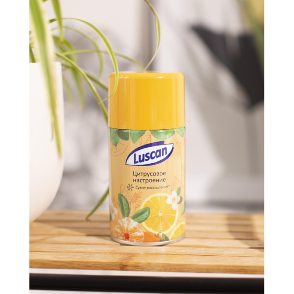 Баллон сменный для автоосвежителя Luscan 250мл Цитрусовое настр сух распыл