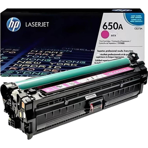 Картридж лазерный HP 650A CE273A пурп. для CLJ CP5525