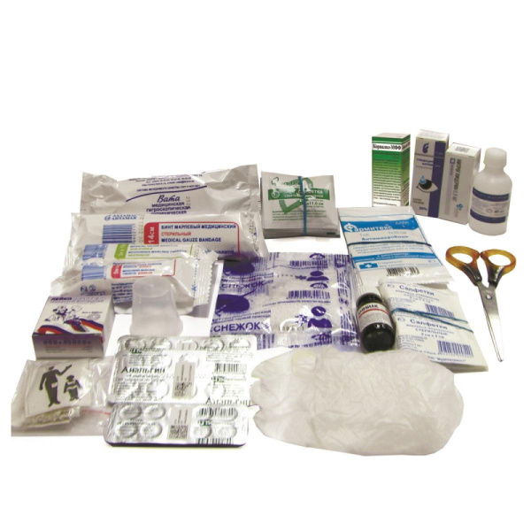 Аптечка первой помощи коллективная ФЭСТ (7 -10 человек) (полистирол) №1