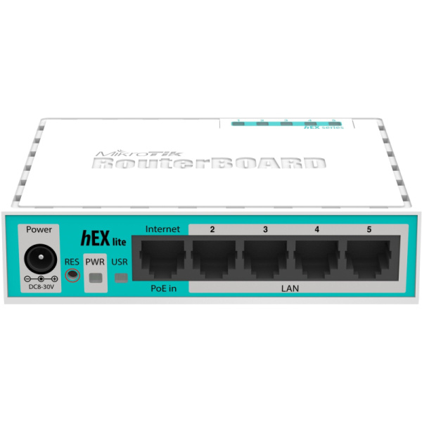 Маршрутизатор Mikrotik hEX lite RB750R2