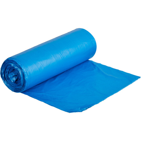 Мешки для мусора ПНД 120л 18мкм 20шт/уп синие 70х110см