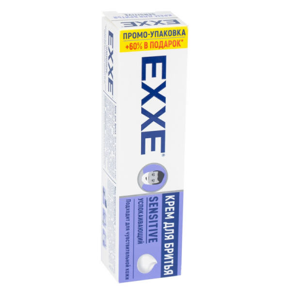 Крем для бритья EXXE sensitive д/чув кожи, 100 мл