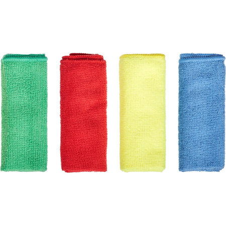 Салфетки хозяйственные Luscan универсальн микрофибра 180г 30х30см 4шт/уп